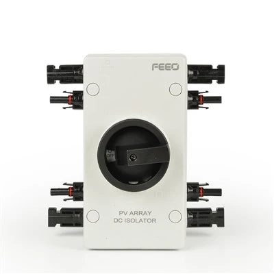 32A 1000VDC izolators ar kreiso un labo tipu